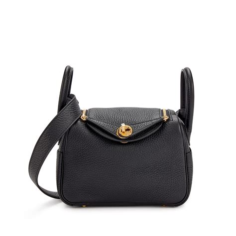 mini lindy hermes black|hermes mini lindy for sale.